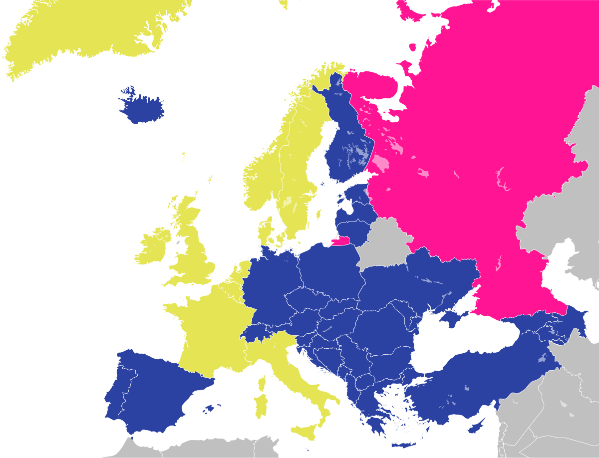 Map of Europe - Member States of the EU - Nations Online Project