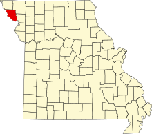 Fichier:Map_of_Missouri_highlighting_Holt_County.svg