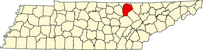 File:Map of Tennessee highlighting Fentress County.svg