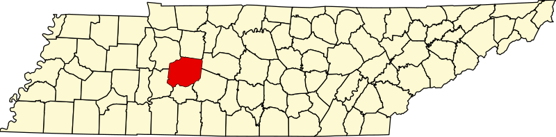 File:Map of Tennessee highlighting Hickman County.svg