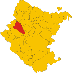 Localizarea Loro Ciuffenna în Provincia Arezzo