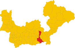 Ponte em Valtellina - Mapa