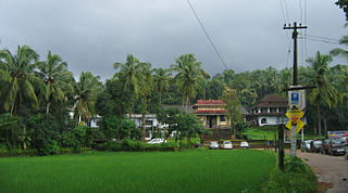 Chavassery village in Kerala, India