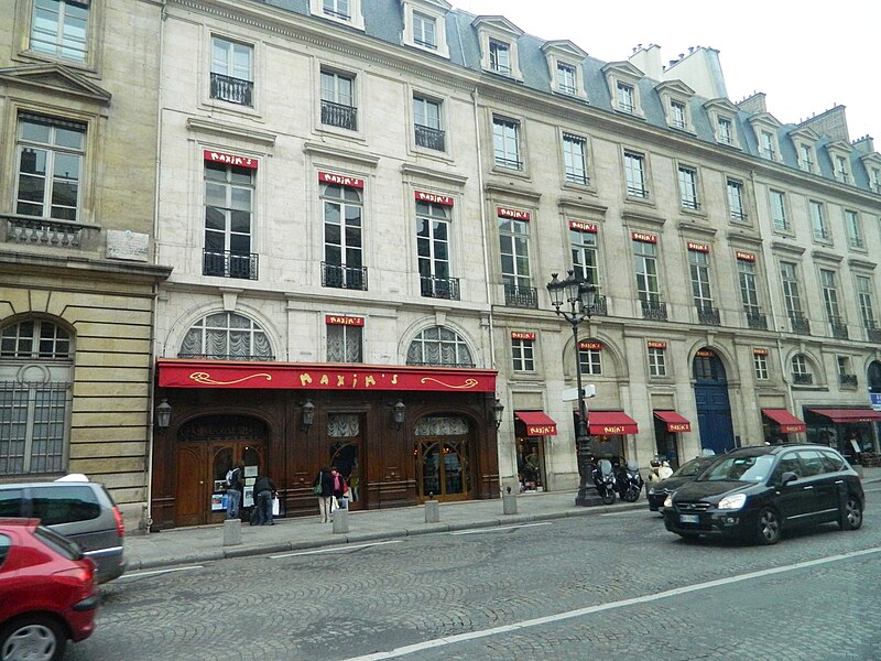 File:Maxim's, Paris 9 November 2012.jpg