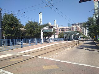 <span class="mw-page-title-main">McGowen station</span> Light rail station in Houston, Texas