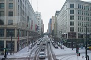 W. Wisconsin Avenue from Milwaukee Skywalk