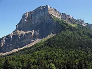 <span class="mw-page-title-main">Mont Granier</span> Limestone mountain of the Chartreuse Mountains, southeastern France