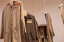 Garments worn by prisoners during the dictatorship, exhibited at the Museum of Memory Museo de la Memoria - 2022 03.jpg