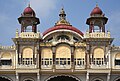 * Nomination Mysuru Palace - Towers in Centre of Front Side / Karnataka, India --Imehling 17:53, 16 November 2023 (UTC) * Promotion  Support Good quality. --Plozessor 05:47, 17 November 2023 (UTC)