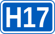 Highway H17 shield}}