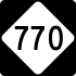 North Carolina Highway 770 marker 