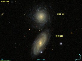 NGC 4231 и NGC 4232