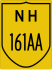 National Highway 161AA marker