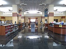 Lobby of the Abraham Lincoln Building National Agricultural Library lobby 2018.jpg