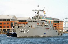Naval Forces minehunter Imanta Naval visit, Belfast (3) - geograph.org.uk - 667223.jpg
