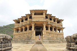 Front view of Navlakha Temple