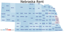 1 bedroom rent by county in Nebraska (2021)

$2,000+

$1,000

~$500 Nebraska rent.webp