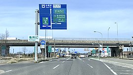 新潟西バイパス 亀貝IC