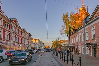 <span class="mw-page-title-main">Rozhdestvenskaya Street</span> Street in Nizhny Novgorod, Russia