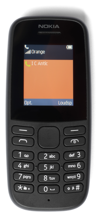 <span class="mw-page-title-main">Nokia 105 (2019)</span> Feature phone made by HMD Global