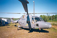 Westland Lynx at Bardufoss Air Station in 1998 Norwegian Coast Guard Westland WG-13 Lynx Mk86.jpg