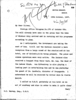 Ogilvie-Forbes' letter, page one