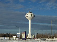A water tower for the Oneida Nation in Oneida, Wisconsin OneidaWisconsinWatertower.jpg
