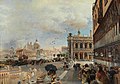 "Oswald_Achenbach_-_Venice,_a_view_of_the_Piazzetta,_with_the_Biblioteca_Marciana,_Santa_Maria_della_Salute_and_the_Dogana.jpg" by User:Sporti