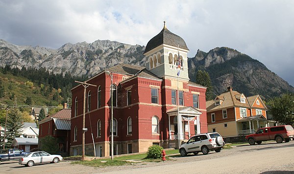 Ouray County Courthouse, constructed in 1888