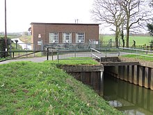 Oxpasture pumping station was built by the Upper Witham IDB in 1961