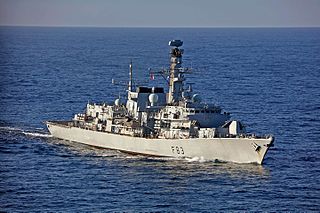 HMS <i>St Albans</i> (F83) 2002 Type 23 or Duke-class frigate of the Royal Navy