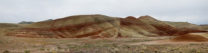Painted Hills in the John Day Fossil Beds National Monument.