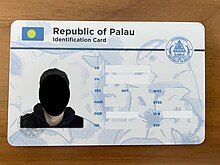 Republic of Palau Identification Card (front) Palau National ID Card - eID.jpg