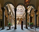 Binnenplaats (cortile) van Palazzo Strozzi