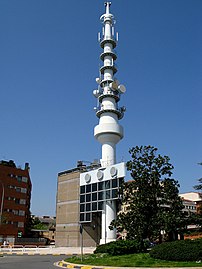 Telefonicako telekomunikazio antena (Mojardin kalea, Iruñea).