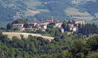 Volpaia Frazione in Tuscany, Italy