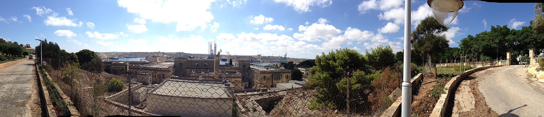 Panoramic View of Valletta City