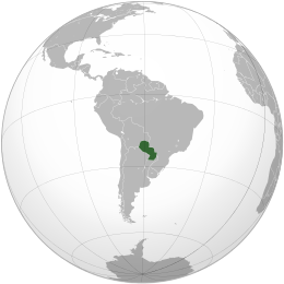 Paraguai - Localización