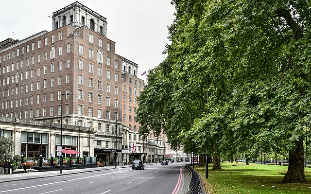 Hotel viewed from Park Lane