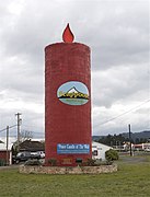 Peace Candle of the World, dans la partie sud de Scappoose.