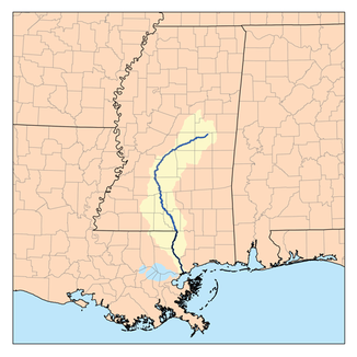 The catchment area of ​​the Pearl River