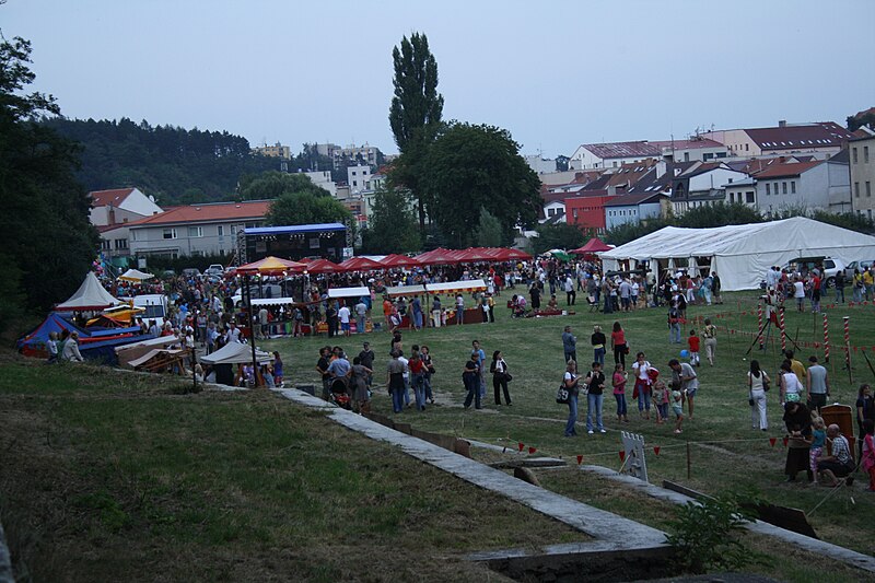 File:People at UNESCO celebrations 2009 in Třebíč, Třebíč District.jpg