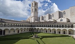 Il chiostro dell'ex convento di San Domenico.