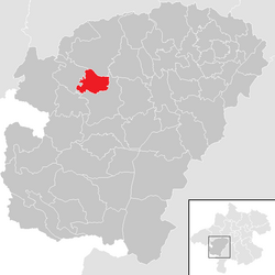 Location within Vöcklabruck district