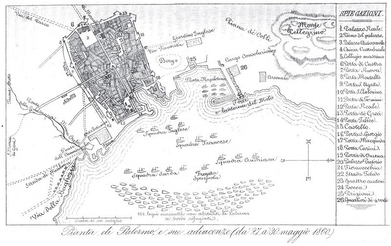 File:Pianta di Palermo e adiacenze - 27-30 maggio 1860.jpg