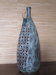 Pied de lampe marabout, 1965, 55 cm