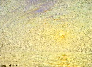 Brume et soleil sur la Manche, pastel, Paris, musée d'Orsay.