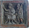 Utrecht, St. Peter, Relief aus 4 Teilen