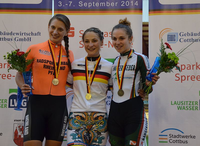 File:Podium Keirin Frauen.jpg