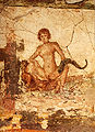 Römisches Fresko in Pompeji, 1. Jh. n. Chr.